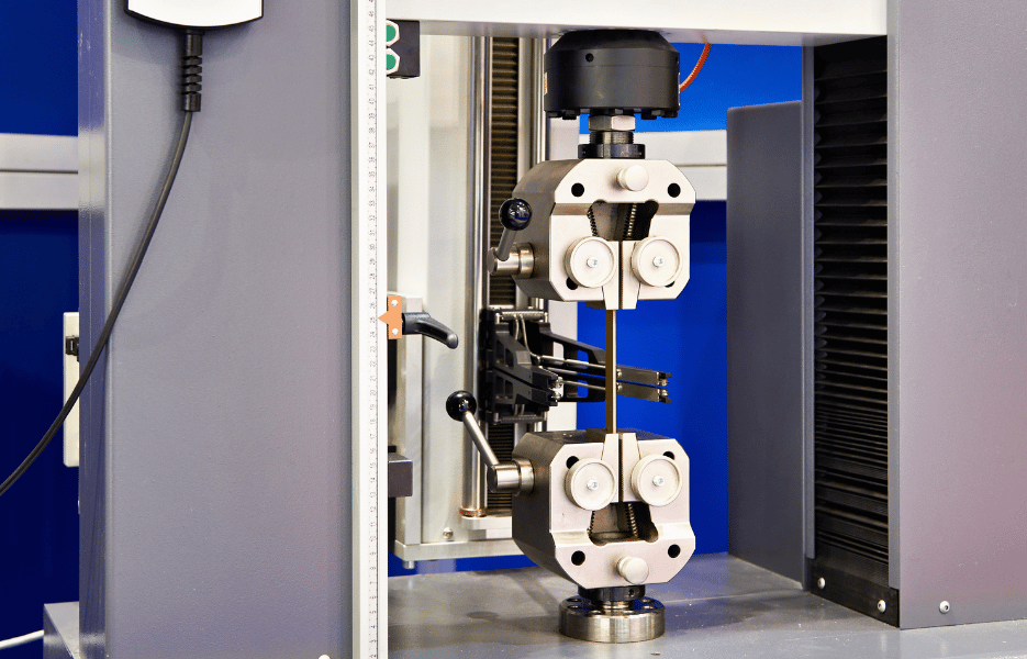 Testing machine with wire